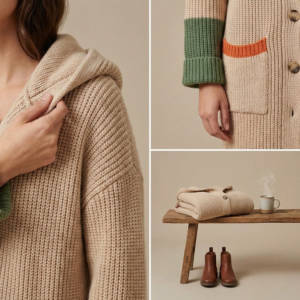 Auréa Hooded Cotton Coat