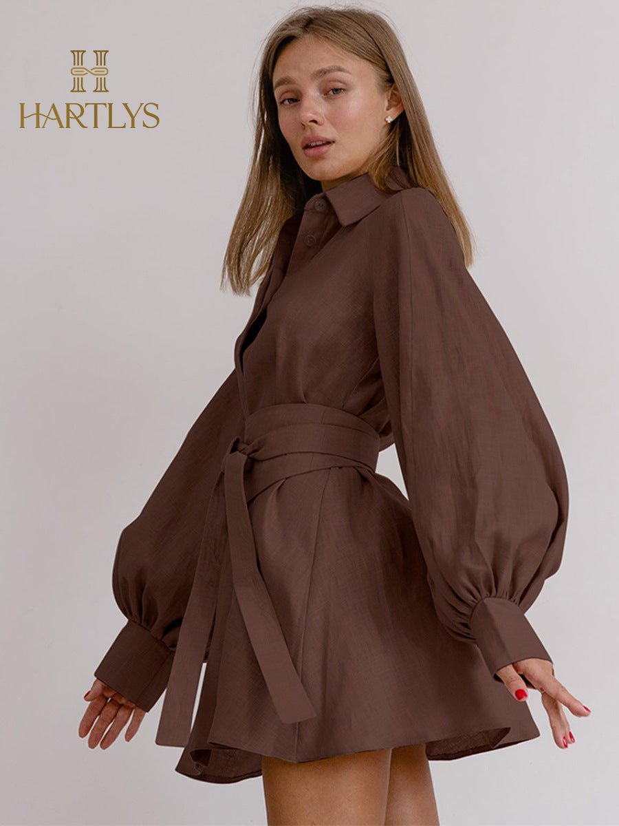 Calista Belted Mini Dress