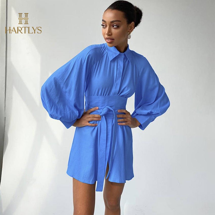 Calista Belted Mini Dress