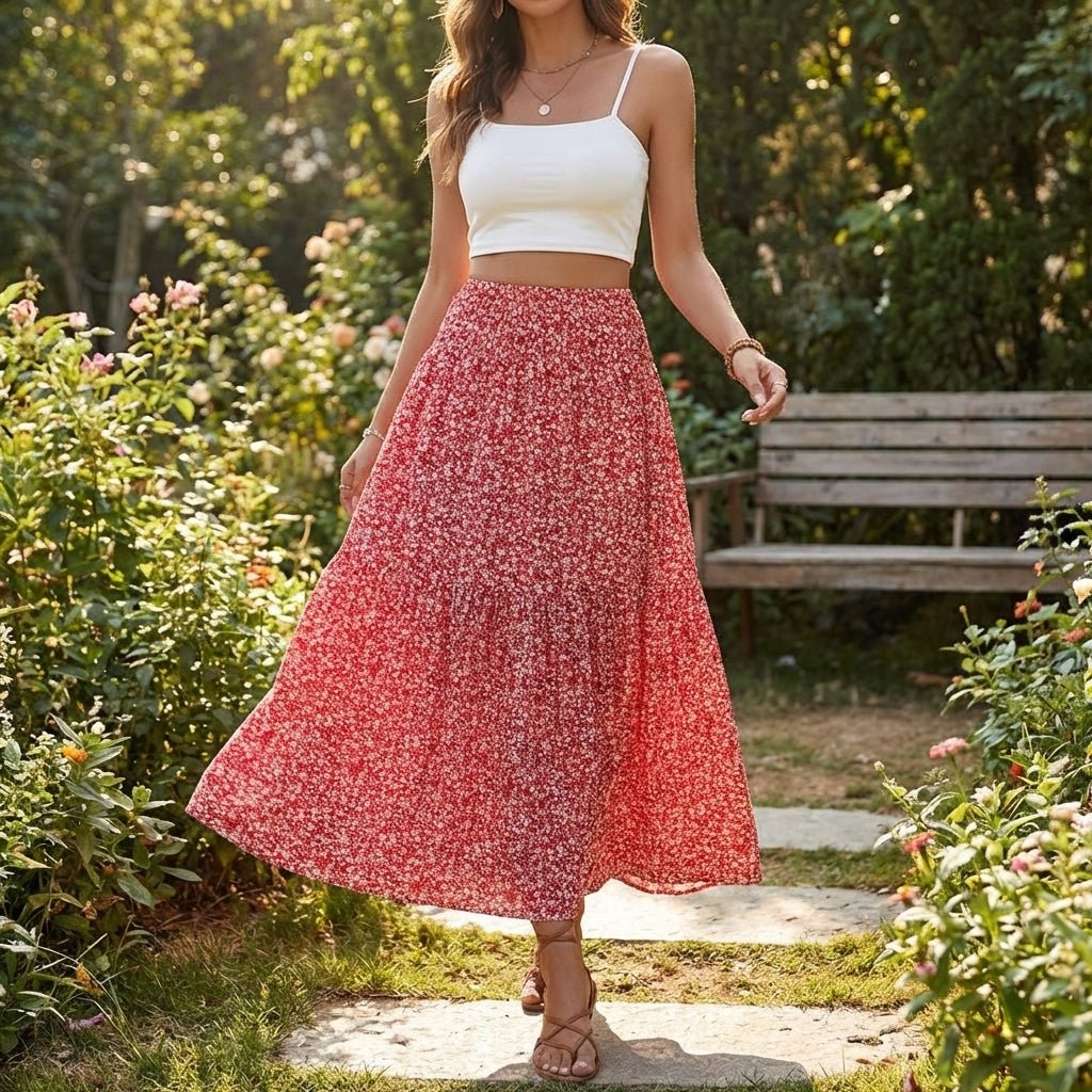 Dahlia Floral Skirt