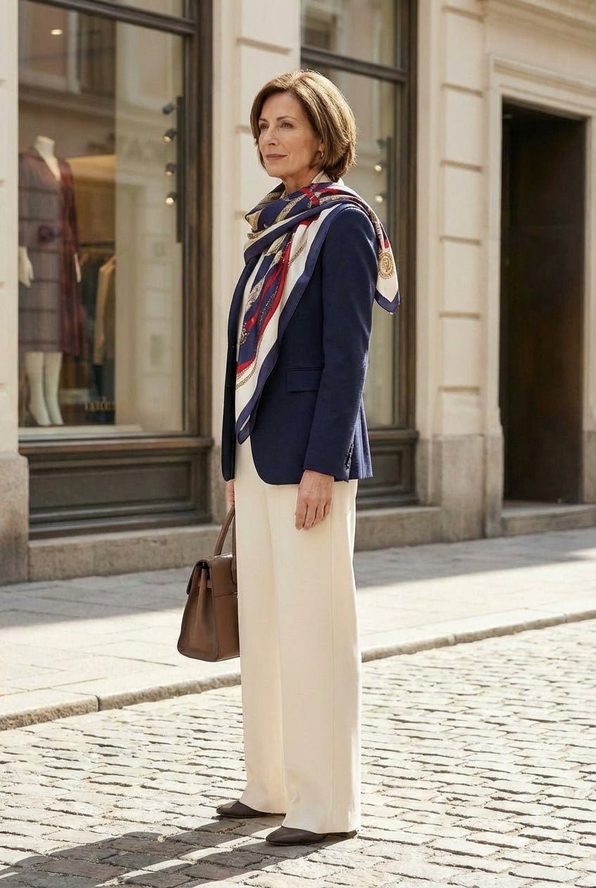 Althea Mulberry Silk and Satin Scarf